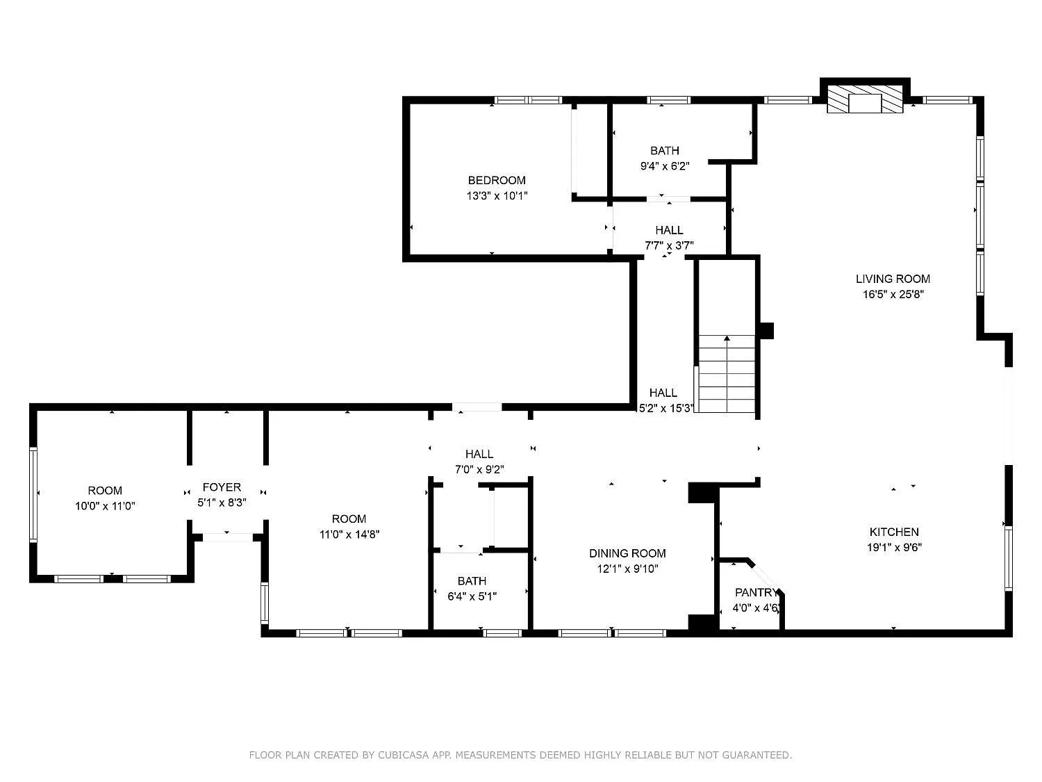 Lower Floor Plan - 1175 Miel St